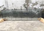 22" * 48" Black Patina Patterned Glass Panels , 19 - 30 Mm Decorative Glass