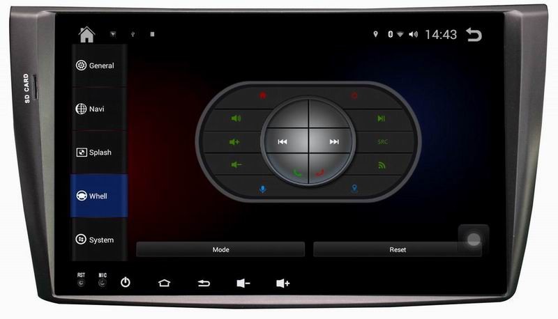 Ouchuangbo 9 Inch Car Stereo Androio 4.4 System For ChangAn Alsvin V3 with Gps Navi resolution 1024*600
