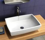 Boat Shape Counter Top Basin Solid Surface Non Porous Seamless Joint