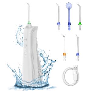 China IPX7 Waterproof Grade Cordless Portable Oral Irrigator for Hotel Powerful and Rechargeable Water Flosser Teeth Picks Brace Care factory