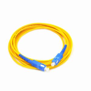 China Single Mode Simplex SC APC 2.0mm Optical Fiber Patchcord factory