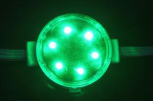 China fully-Waterproof IP67 1.5W DC24V SMD3535 40mm RGB led pixel point source light and advertisement outdoor lights factory