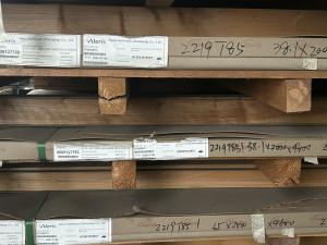 China Thickness 10mm-150mm 2219 T851 Aluminum Plate Mill Finish Excellent Weldability factory