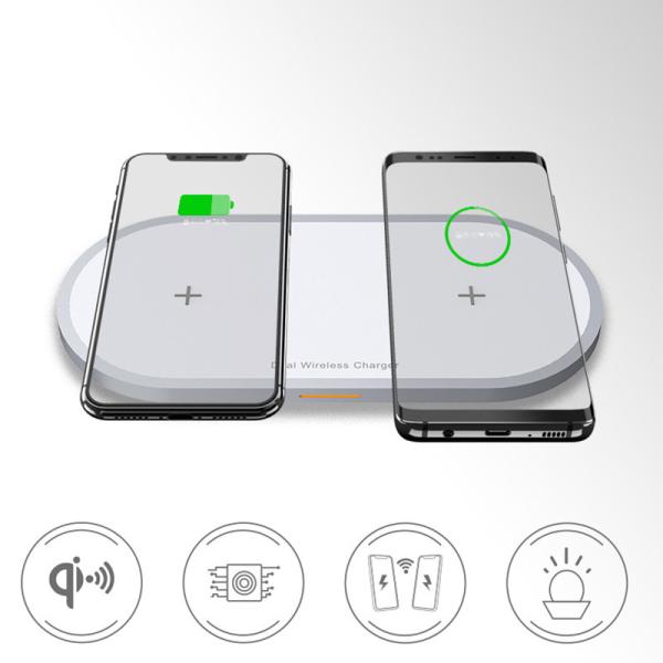 Wireless Charger Pad,Wireless Charging Dock Station for iWatch 5/4/3,Airpods 2