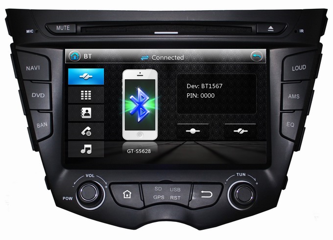 Ouchuangbo Auto Central Multimedida Player for Hyundai Veloster DVD-GPS Navigation TV USB OCB-7069A