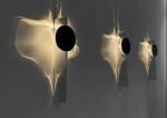 Nordic silver wall lamp modern simple bedroom bedside minimalist light wall lamp