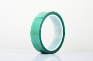 China Dark Green Stable PET Silicone Tape For PCB Plating Protective Coating factory