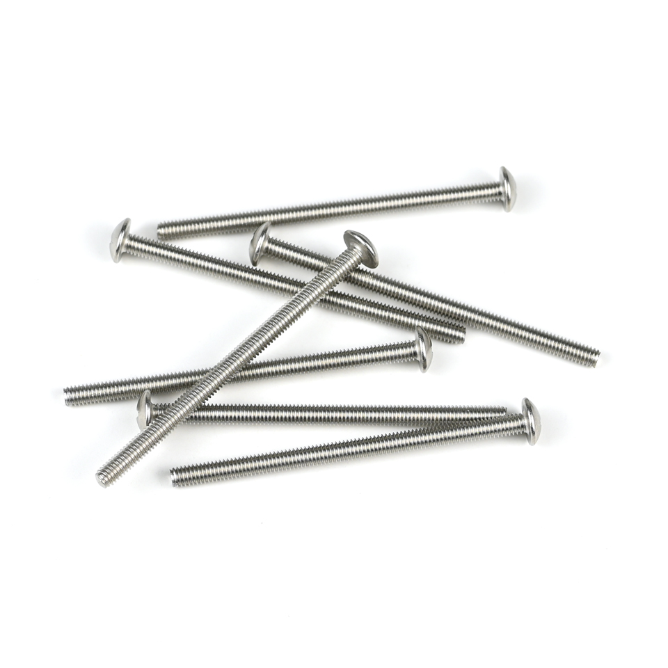 ISO Standard ZINC Finish M4 Button Phillips Head Machine Screw 65mm Stainless Steel SS304