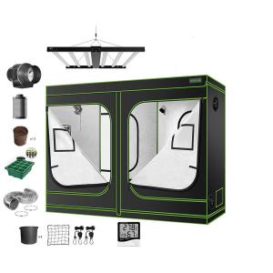 China 8X4FT Grow Tent Complete Kit For Weed Indoor Growing, 240x120x200cm, With High Efficiency 800W Grow lamp Foldable factory