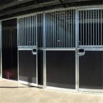Front Panel Wooden Horse Stable Box Bamboo Material ISO9001 Certified