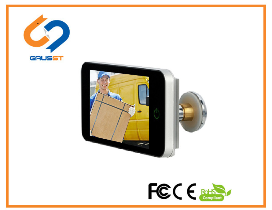 CE FCC ROHS Lookout Smart Door Viewer While Color Peep Holes For Front Doors
