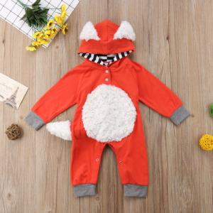 China Red Furry Children'S Dress Up Costumes Unisex Pajamas One Piece Suit factory
