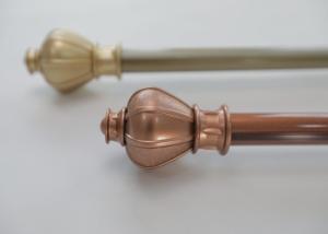 China Classical Style Window 1 Inch Plastic Curtain Rod Finials factory