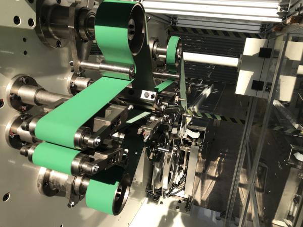 Sanitary Napkin / Panty Liner Pads Stacking Machine Energy Efficient User