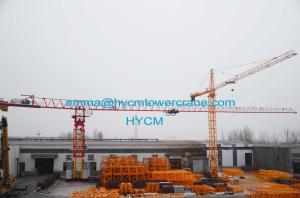China High PT8025 Less Head Top Flat Crane Tower 24 tons Large Load factory