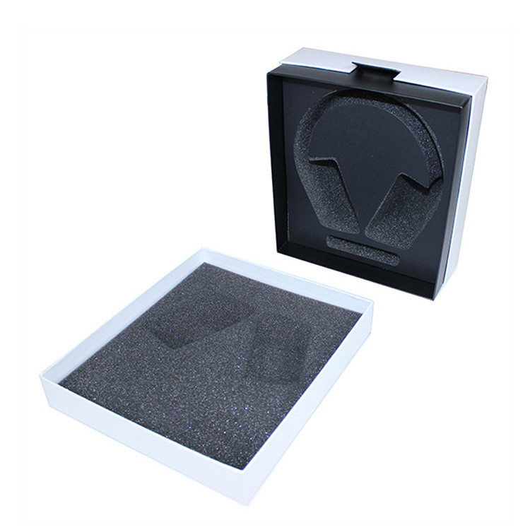 Flocking Gaming Headset Box , CMYK Recycled Cardboard Gift Boxes