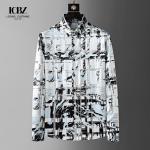 Customized Logo Mens Luxury Printed Cotton Plus Size Printed Long Sleeve Crop