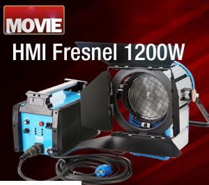 China 5500k-5600k LED Studio Lights 1200W HMI Fresnel Daylight High Speed Flicker Free Ballast factory