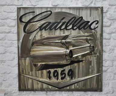 Home Wall Art Industrial Home Decor Painting Poster Cadillac Car Poster Painting