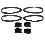 ROHS Exterior Body Kits Door Handle Insert Chrome / Matte black