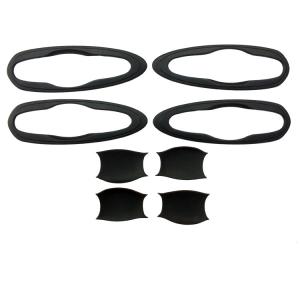 China ROHS Exterior Body Kits Door Handle Insert Chrome / Matte black factory
