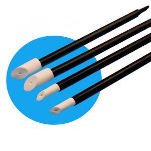 In Stock T-21 Rigid PP Stick 8mm PU Foam Swab Ink Removing Ruby Stick For