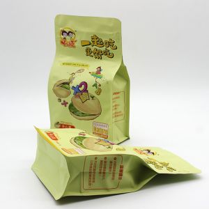 Recyclable 200g Flat Bottom Pouch MOPP Food Grade ziplockk Bags