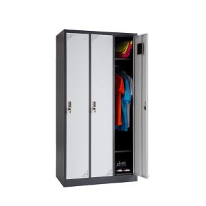 China Commercial Furniture 3 Doors Gym Storage steel Locker factory