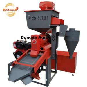 China DONGYA AGRO Commercial diesel Engine Rice Mill Machine with Lifter factory