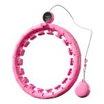 ABS PVC PP Smart Counting Hula Hoop , Adjustable Abdominal Waist Fitness Hoop
