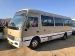 26 Seats Used TOYOTA Coaster Mini Bus Passenger Tourism Bus With Electric Door