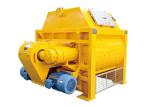 Compulsory Twin Shaft Concrete Mixer , 1000 Liter Beton Electrical Cement Mixer