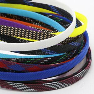 China Lightweight PA66 Braided Nylon Sleeve For Electric Wire Protection factory