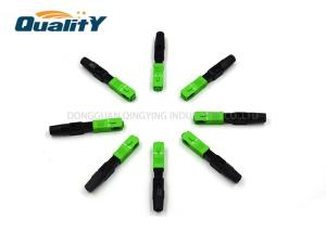 China 3.0mm 2.0X3.0mm Fiber Optic Drop Cable Connector / SC APC fast connector factory