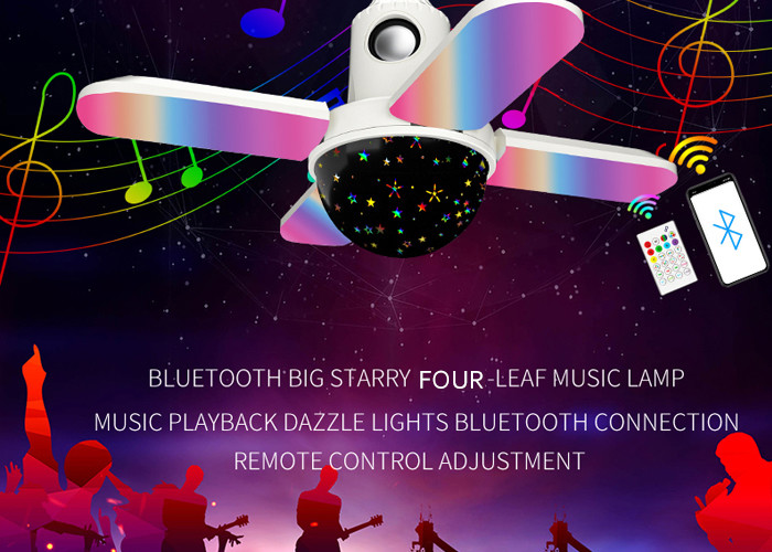 SMD2835 Wireless Bluetooth Light Bulb Speaker 3300Lm Smart Bluetooth Music Lamp