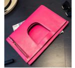 2016 new leather handbag lady leather clutch evening bags