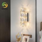 Light Luxury Nordic Crystal Wall Lamp Living Room Background Wall Villa Aisle