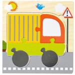 Montessori Games Baby Toys Animals Traffic Kids 3D Puzzles Wooden Cartoon