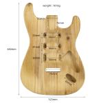 Unfinished Electric Guitar Body Maple Wood For SSH Style Guitar Replacements
