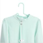 Seamless Thick Plastic Hangers Green Plastic Hangers Without Notches