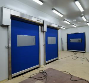 China Electric High Speed Roll Up Door With Servo Motor factory