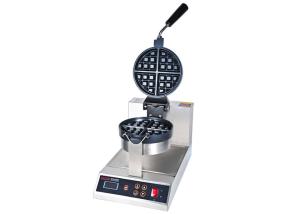 China Rotation-Type Digital Electric Waffle Maker With Thick Iron Non-Stick Heat Plate factory