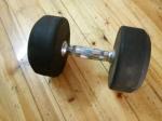 rubber coated dumbbell