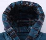 Womens Detachable Down Jacket With Large Hood Country Style Windproof