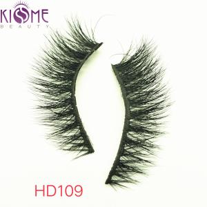 China Dramatic Soft Volume 3D Top Lash Mink Eyelashes 0.01~0.15 Mm Thickness factory