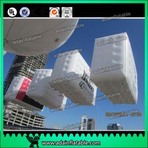 China Inflatable Black Cube Ball / Inflatable Floating Helium Square factory