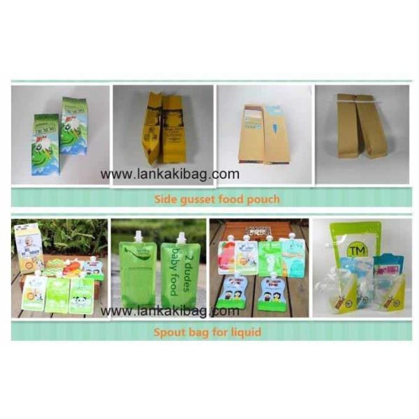 Pring Heal Seal OPP Flat Plastic Packaging Bag With Window For Nut And Snack
