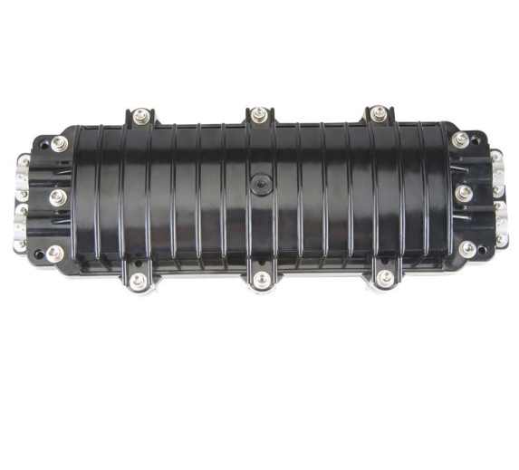 Horizontal PC material Fiber Optic Splice Closure , optical splice closure