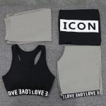 Womens Yoga Sets Five 5 Pieces Set Training Sports Sets Female Workout Clothes