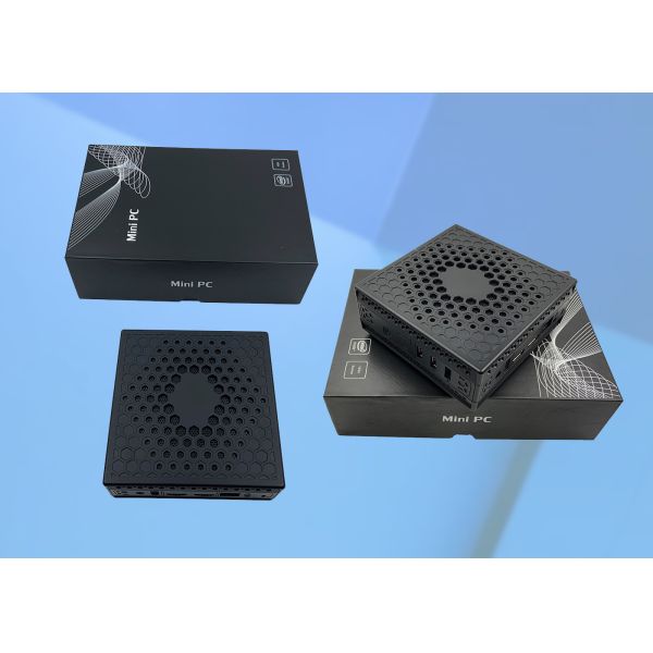 China Intel Geminilake J4125 Quad Core Fanless Barebones Pc , Silent Micro Pc HDMI 2.0 factory